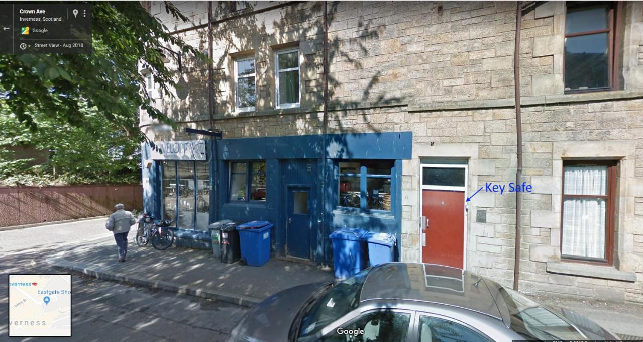 No 10 Immaculate City Centre, Top Floor 2 Bed Flat With Free Parking Inverness Buitenkant foto